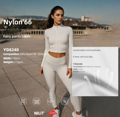 Premium Lycra Fabric for Compression Activewear & Gym Wear Sets
