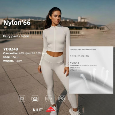 Premium Lycra Fabric for Compression Activewear & Gym Wear Sets