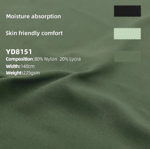 Soft Lycra Spandex Fabric for Custom Yoga Wear & Fitness Apparel