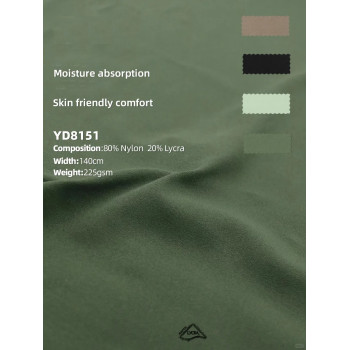 Soft Lycra Spandex Fabric for Custom Yoga Wear & Fitness Apparel