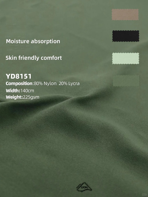 Soft Lycra Spandex Fabric for Custom Yoga Wear & Fitness Apparel