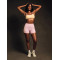 UPF 50+ Breathable Custom Moisture Wicking Layered Bra and High Waist Shorts Activewear Manufacturer