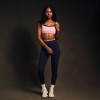 Manufacturer Custom Layered Yoga Sports Training Spaghetti Strap Yoga Bra