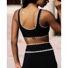 Manufacturer Running Stretchy Sporty Contrast Training Sports Bra Tops Women Yoga