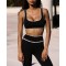Manufacturer Running Stretchy Sporty Contrast Training Sports Bra Tops Women Yoga