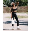 Sustainable Eco-friendly Contrast Stitch Bra And Leggings Sportswear Sets Women