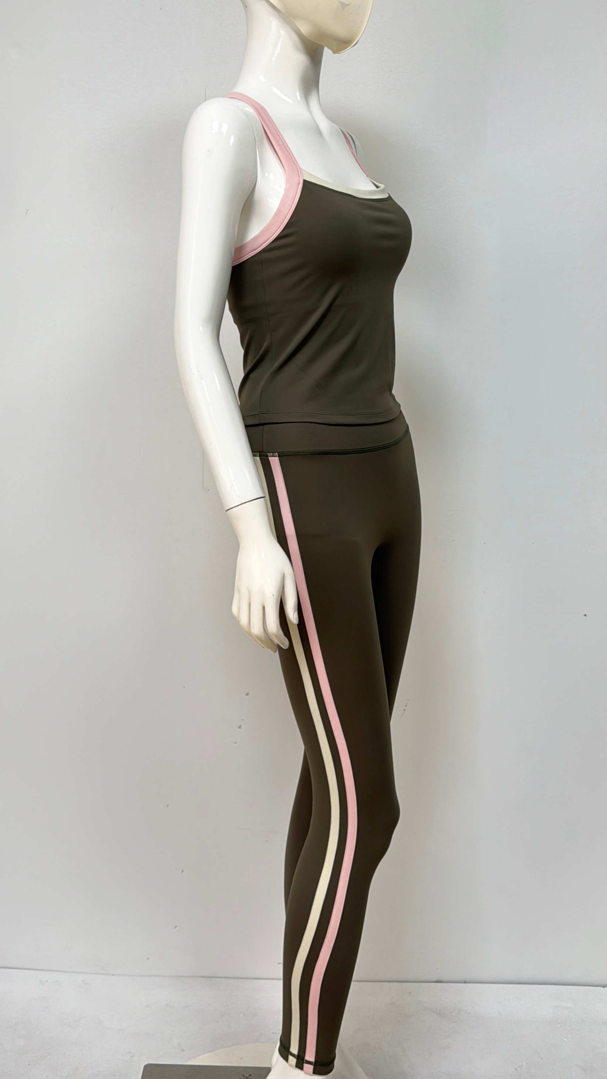 Custom logo yoga sets-wensfashion