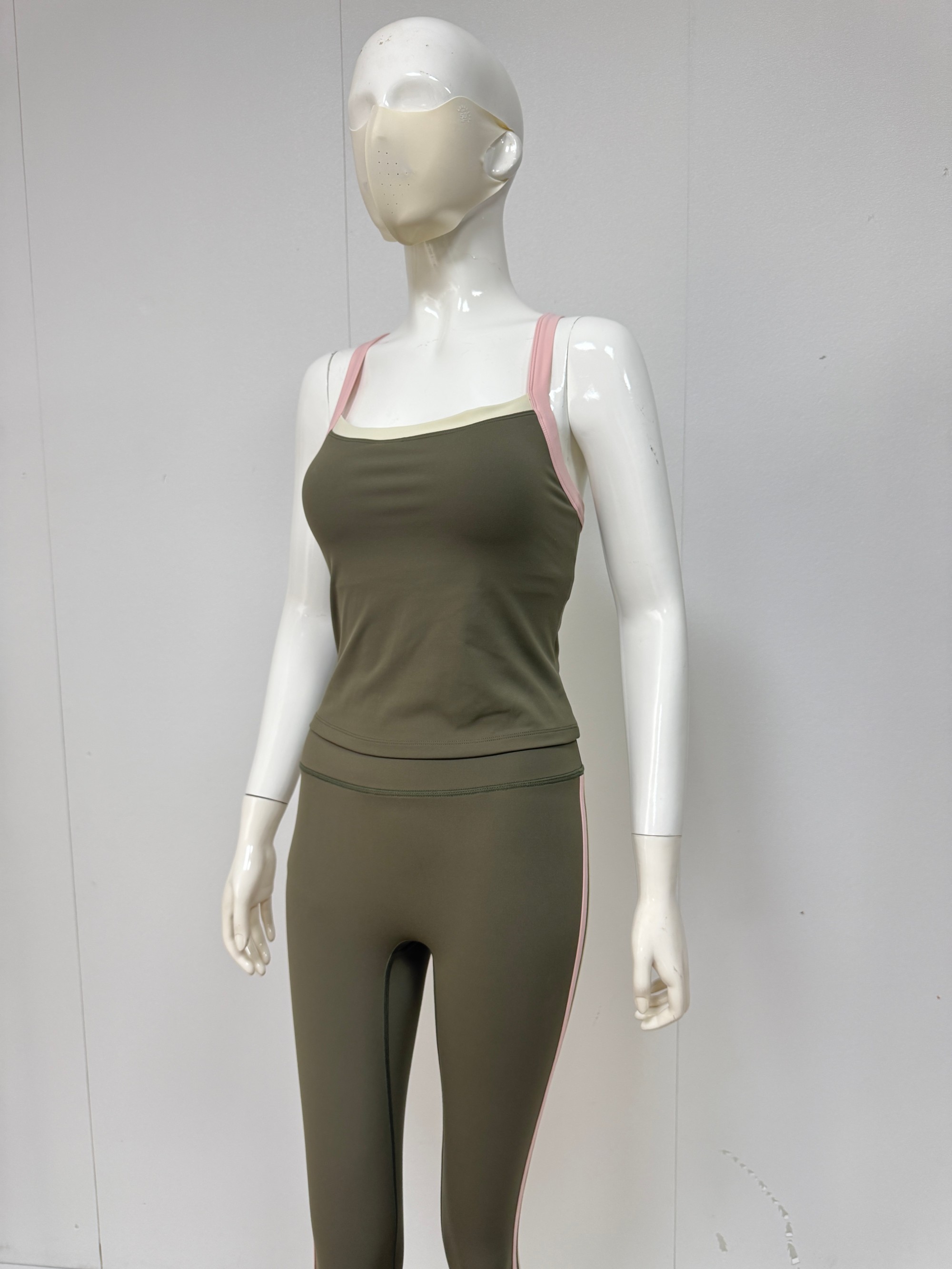 Custom logo yoga sets-wensfashion