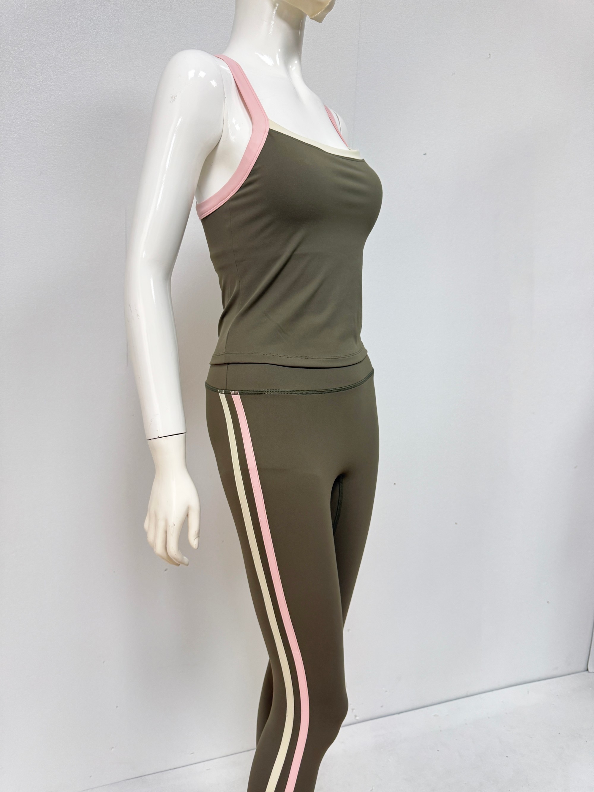 Custom logo yoga sets-wensfashion