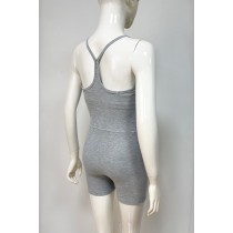 Custom Yoga Shortysuit with Buttery Soft  Romper-style Shorty Suit Activewear Manufacturer