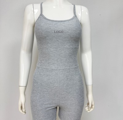 Custom Yoga Shortysuit with Buttery Soft Romper-style Shorty Suit Activewear Manufacturer