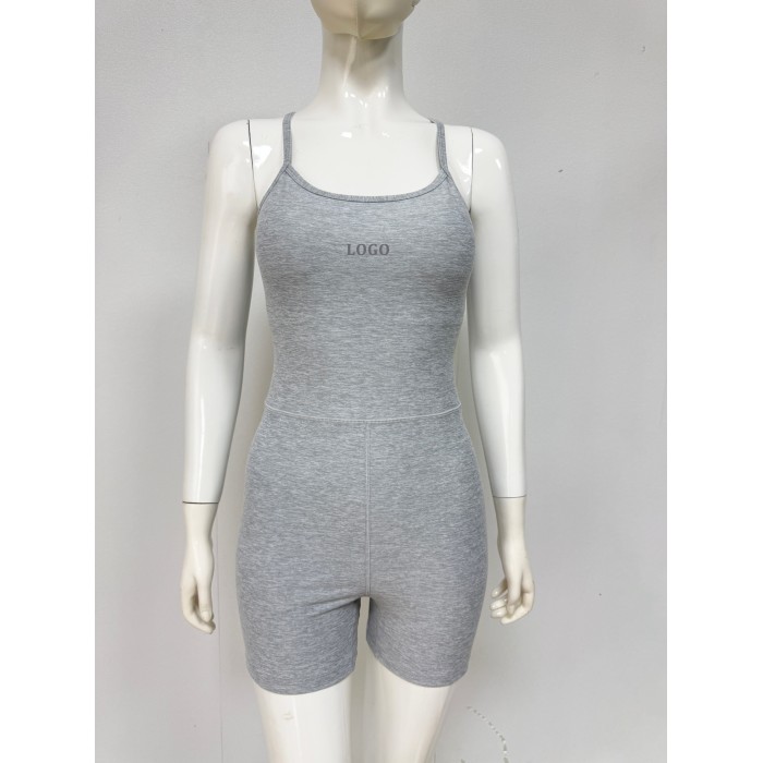 Custom Yoga Shortysuit with Buttery Soft Romper-style Shorty Suit Activewear Manufacturer