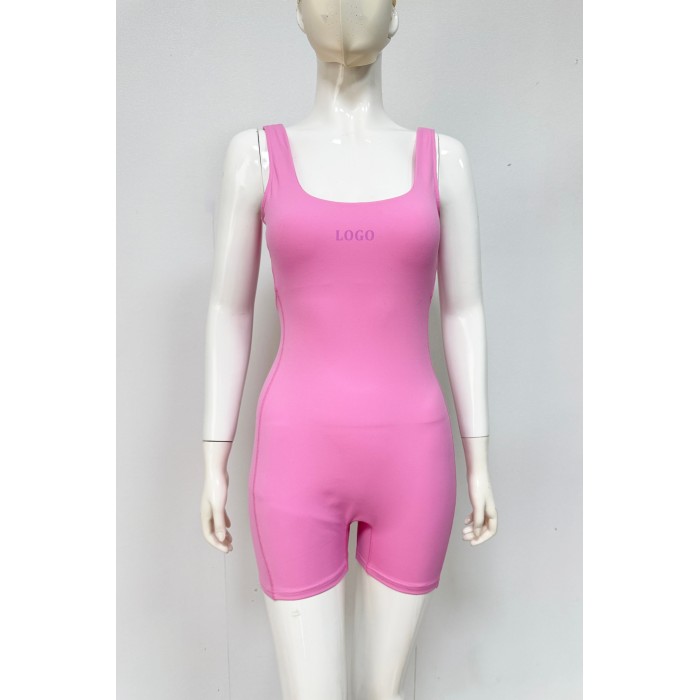 Custom Yoga Shortysuit with Buttery Soft Romper-style Shorty Suit Activewear Manufacturer