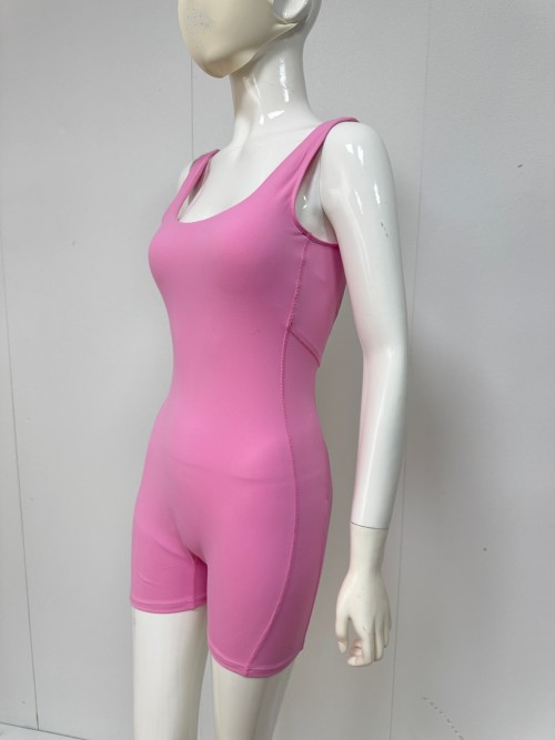 Custom Yoga Shortysuit with Buttery Soft  Romper-style Shorty Suit Activewear Manufacturer