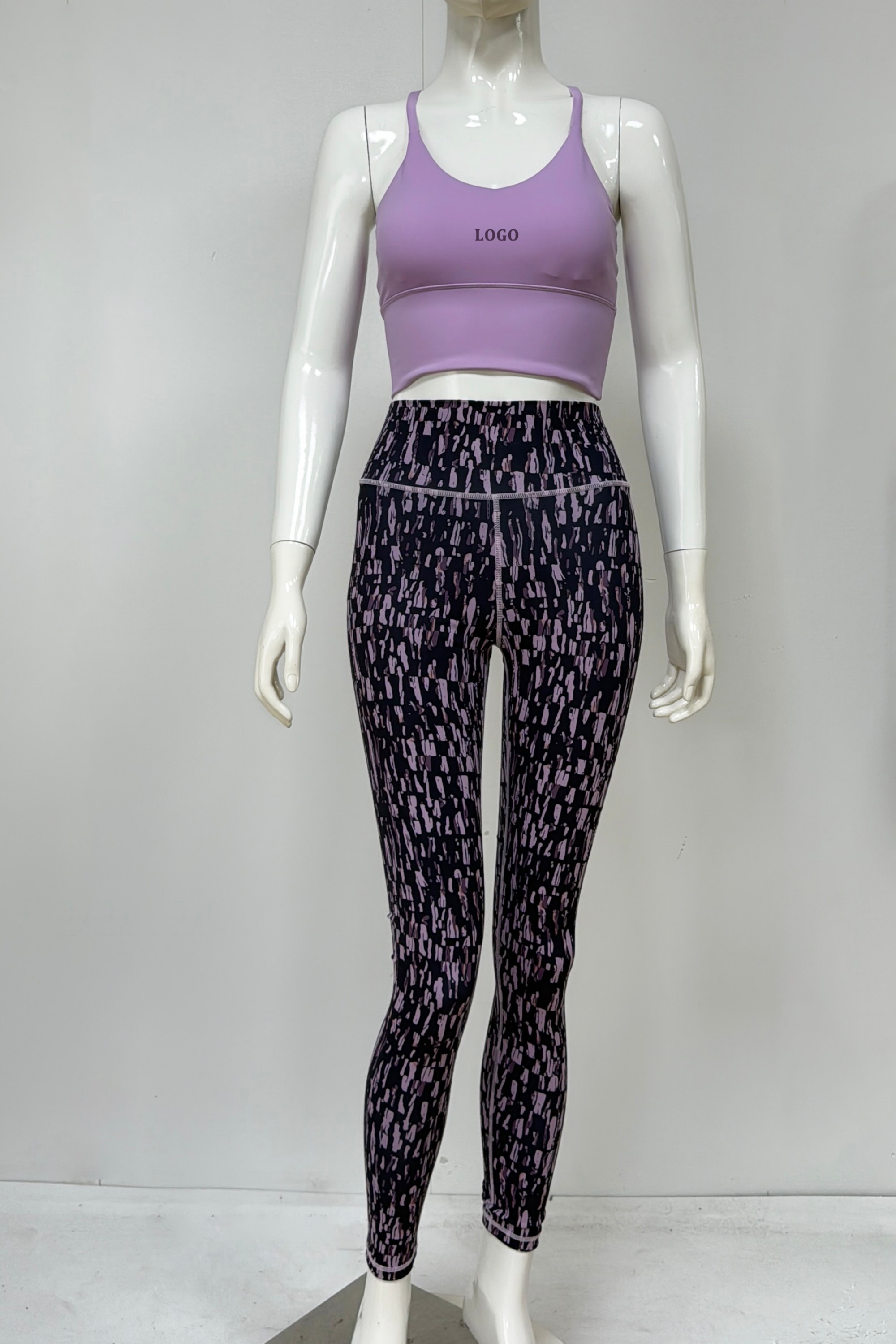 Custom logo yoga sets-wensfashion