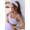 Custom Blue Pinstripe Layered Yoga Sports Bra - Wholesale Sportswear Manufacturer Factory Direct