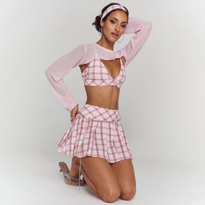 Custom Tennis Set Manufacturer OEM | Skort & Bra Sportswear Factory