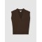 Custom Sleeveless V-Neck Sweat Top Tan | Womens Sportswear Factory