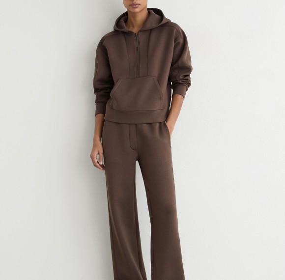 Custom Interlock Half-Zip Hoodie | Womens Sportswear Manufacturer