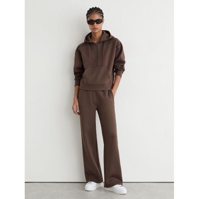 Custom Interlock Half-Zip Hoodie | Womens Sportswear Manufacturer
