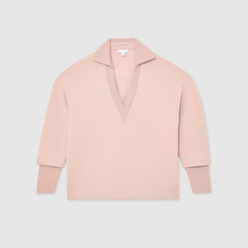 Custom Open-Collar Sweatshirt | Womens Sportswear Factory Wholesale