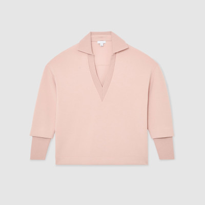 Custom Open-Collar Sweatshirt | Womens Sportswear Factory Wholesale