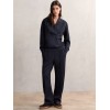 Custom Shawl-Neck Sweatshirt with Modal | Sportswear Manufacturer Navy