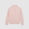 Custom Shawl-Neck Sweatshirt with Modal | Sportswear Factory Pink