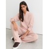 Custom Shawl-Neck Sweatshirt with Modal | Sportswear Factory Pink