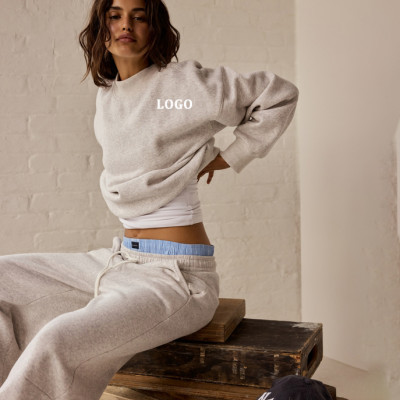 Custom Sunday Mockneck Crew Top | Womens Sportswear Factory Wholesale