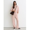Custom Shawl-Neck Sweatshirt with Modal | Sportswear Factory Pink