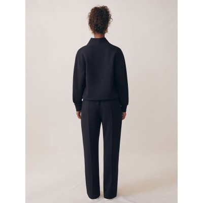 Custom Shawl-Neck Sweatshirt with Modal | Sportswear Manufacturer Navy