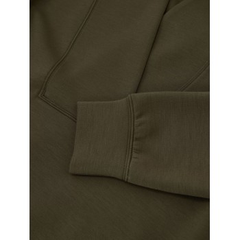 Custom Shawl-Neck Sweatshirt with Modal | Sportswear Factory Green