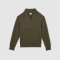 Custom Shawl-Neck Sweatshirt with Modal | Sportswear Factory Green