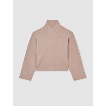 Custom Shawl-Neck Sweatshirt | Womens Sportswear Factory Manufacturer