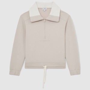 Custom Interlock Half-Zip Sweatshirt | Womens Sportswear Factory Bulk