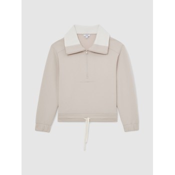 Custom Interlock Half-Zip Sweatshirt | Womens Sportswear Factory Bulk