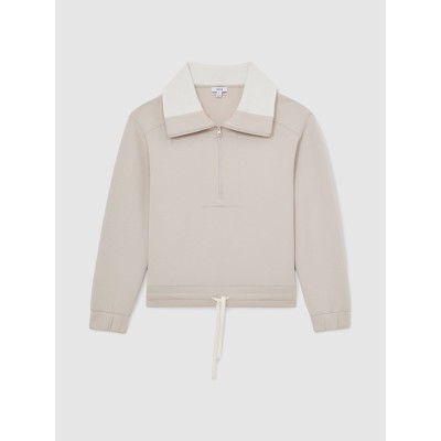 Custom Interlock Half-Zip Sweatshirt | Womens Sportswear Factory Bulk