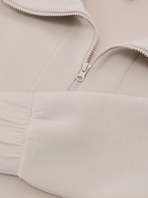 Custom Interlock Half-Zip Sweatshirt | Womens Sportswear Factory Bulk