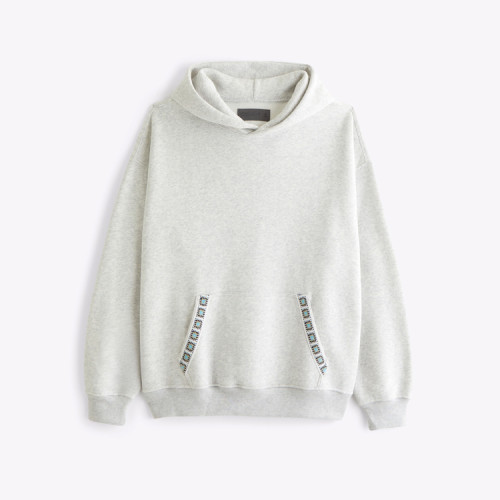 Custom Embroidered Popover Hoodie | Mens Sportswear Manufacturer