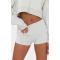 Custom Cloud Fleece Cropped Hoodie Breathable Spring Workout  Sweatshirts Cotton Shorts