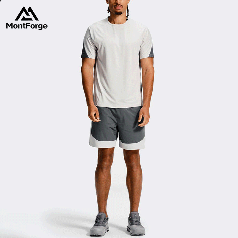 Custom Men's Workout Set  | Color Block Sports Set Supplier
