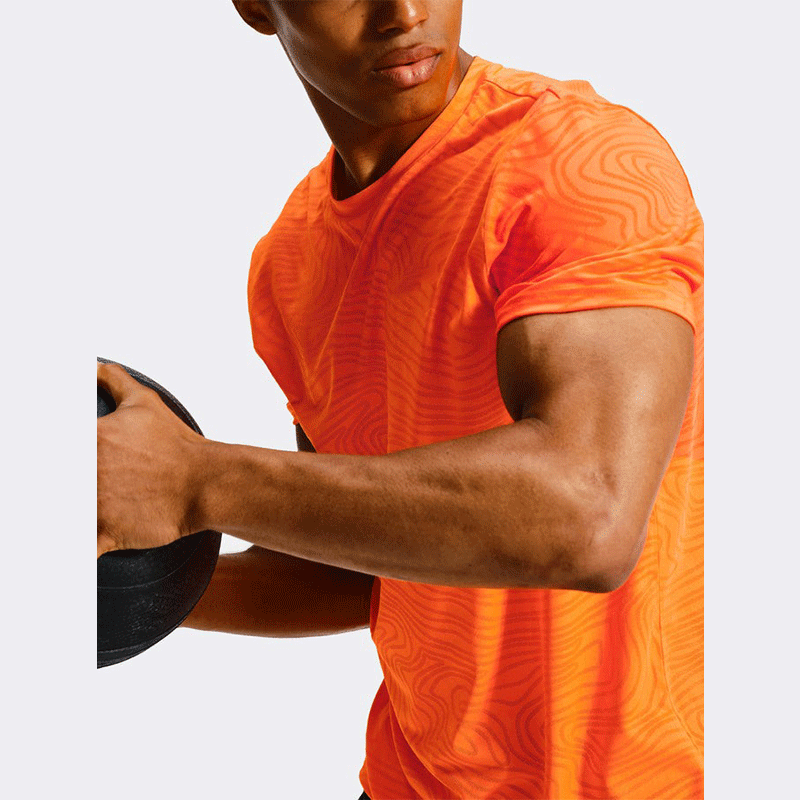 Custom Men's Jacquard T Shirt | Performance T Shirt Manufacturer