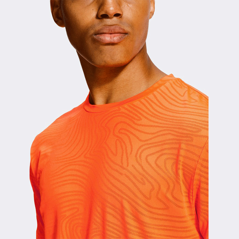 Custom Men's Jacquard T Shirt | Performance T Shirt Manufacturer