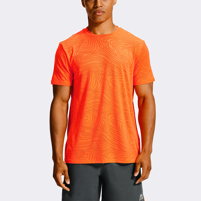 Custom Men's Jacquard T Shirt | Performance T Shirt Manufacturer