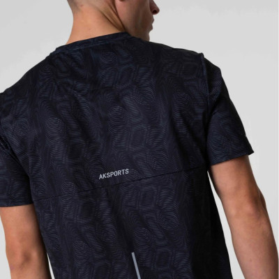 Custom Men's T Shirt Set | Quick Dry Wind Reflective Outdoor Running,China Manufacturer