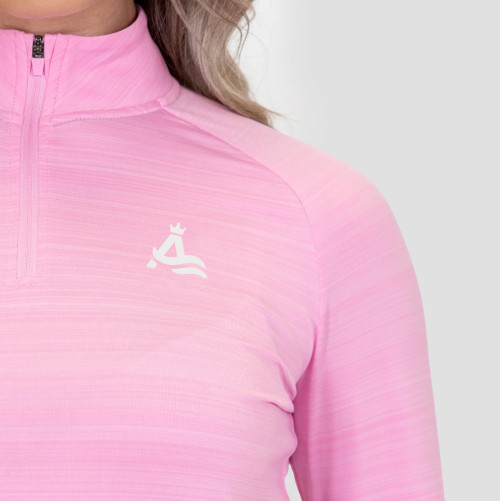 Customised Women's 1/4 Zip Sportswear | Comfortable Breathable Sportswear China Sportswear Manufacturer