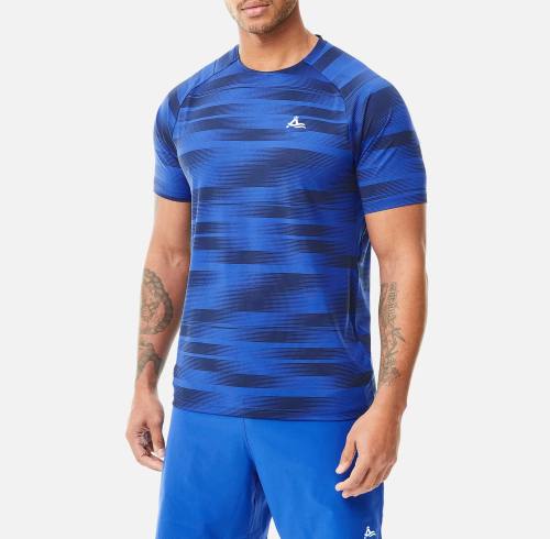 Customised Men's Muscle Training T-Shirt | Digital Printed Reflective Logo Sportswear Manufacturer