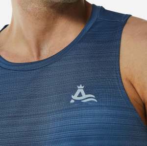 Custom fabric men's fitness sports vest | moisture wicking sportswear factory