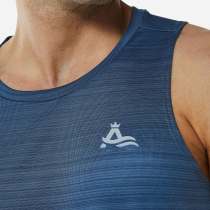 Custom fabric men's fitness sports vest | moisture wicking sportswear factory